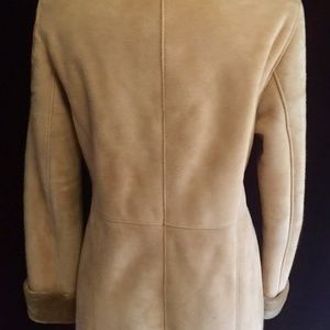 brooks brothers shearling coat